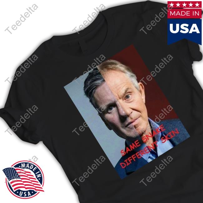 Steve Jones Tony Blair Same Snake Different Skin Shirts