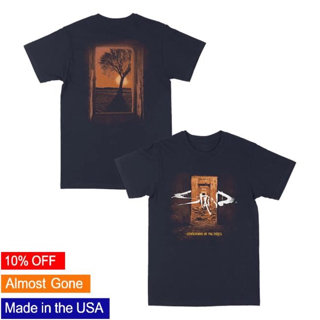Staindofficial Store Confessions Of The Fallen Album Cover Tank Top Staind Merch