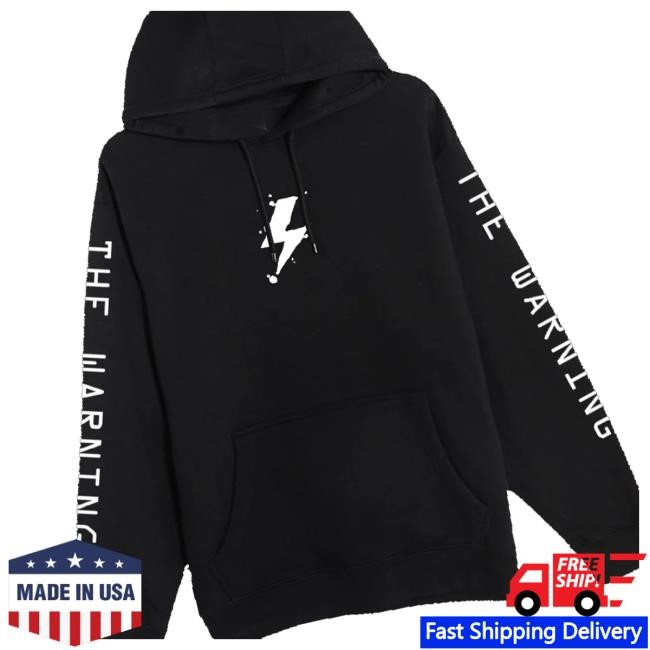 The Warning Band Lightning Bolt Long Sleeve T Shirt