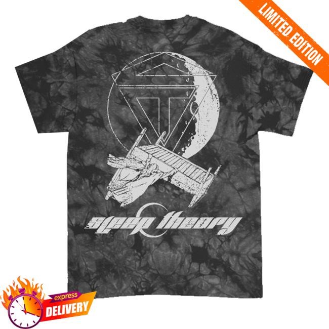 Sleep Theory Merch Shop Moon Crystal Black Dye Tee