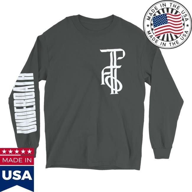 Official Underoath777 Merch Store Underoath The Place After Logo Long Sleeve Long Sleeve Shirt