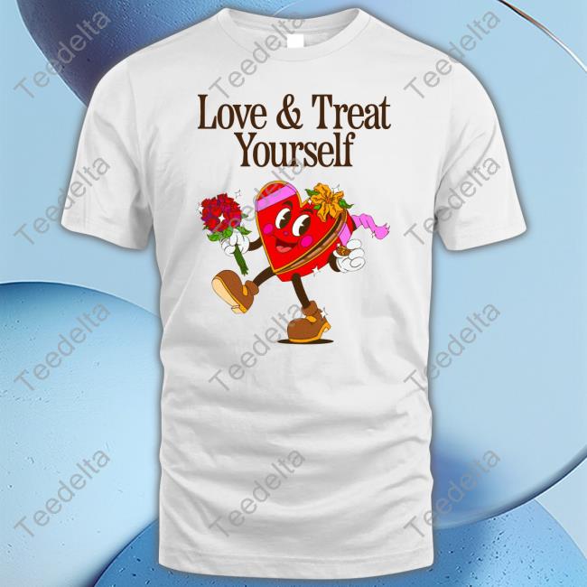 Madebynelson Merch Love And Treat Yourself Sweatshirt