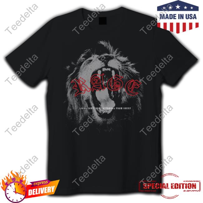 Ragefam Merch Lion Midweight Unisex T Shirt