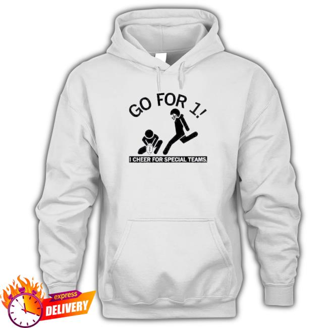 Go For 1 I Cheer For Special Teams Crewneck Sweatshirt