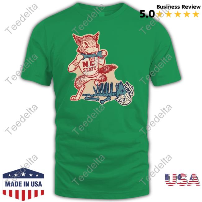 Jeremy Markovich Nc State's Mascot Eating Unc's Mascot Shirts Deftlyinane