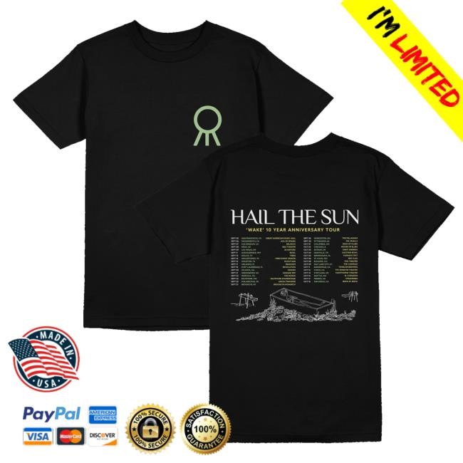 Official Hail The Merch Merch Store 2024 Wake Tour Shirts