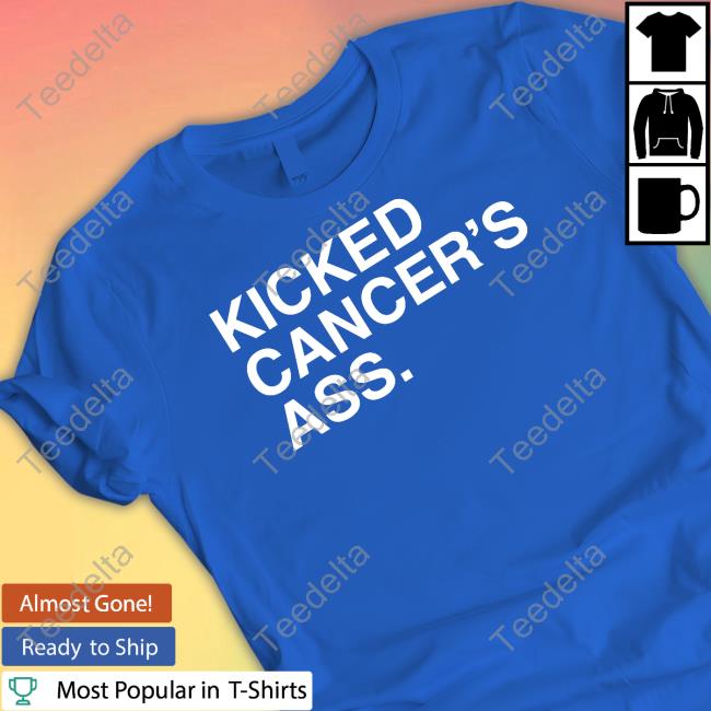 Official Kicked Cancer's Ass Long Sleeve T Shirt Liam Hendriks