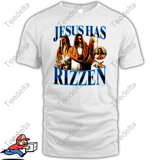 Degenerated Jesus Has Rizzen Hooded Sweatshirt