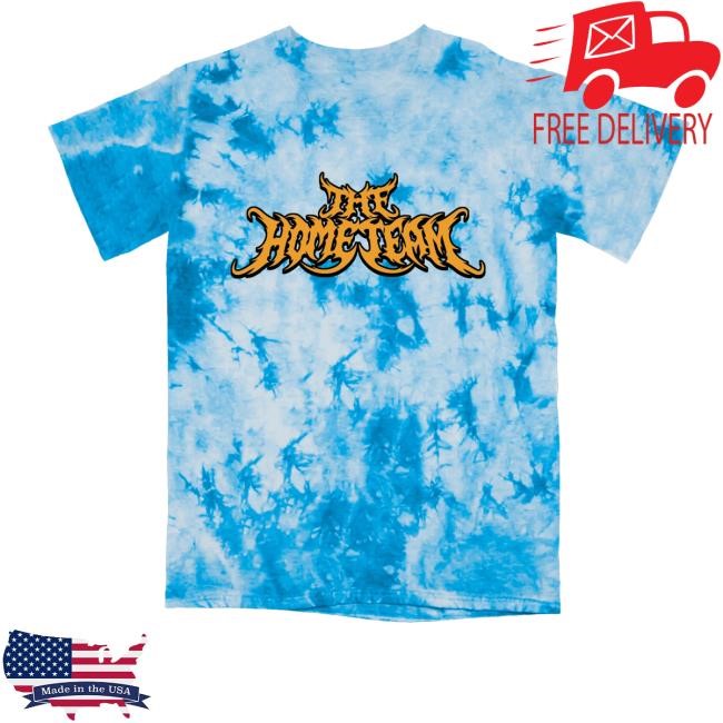 The Home Team Merch Tie Dye Metal Logo Blue