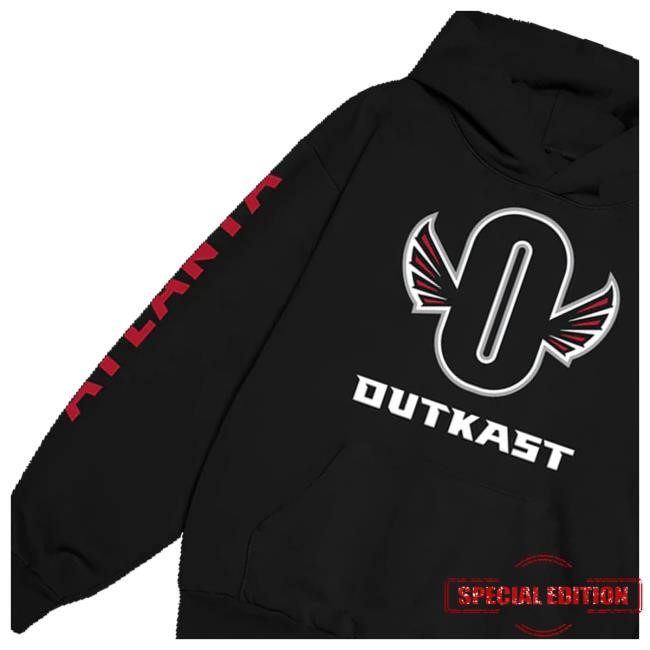 Outkast Store Outkast X Atlanta Falcons "O" Logo Long Sleeve Shirt
