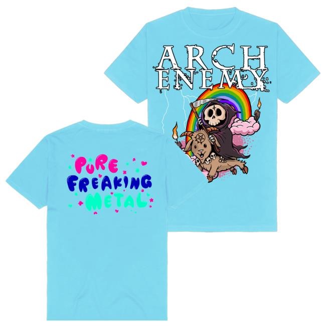 Archenemy Merch Store Rainbow Reaper Long Sleeve Shirt