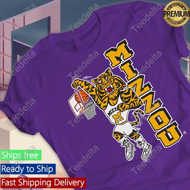 Missouri Dunking Tiger Tee Shirt