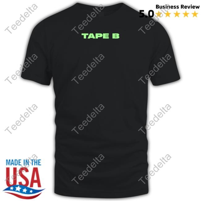 Tapebbeats Tape B Tour 2024 Black Tee Shirt