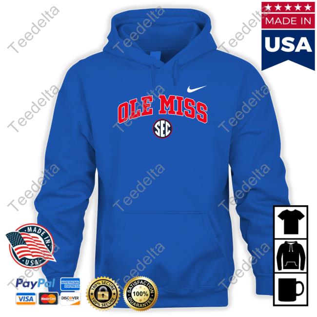 Rebelrags Store Ole Miss Block Sec Club Hoodie