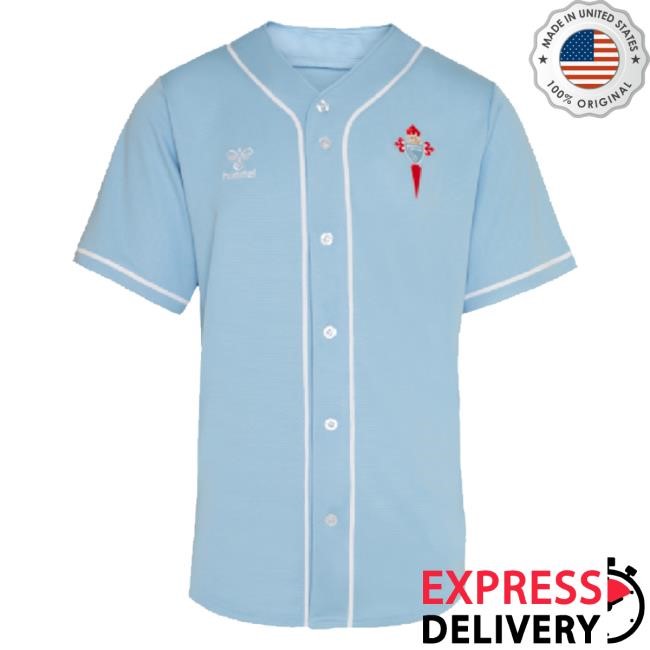 Official Rc Celta Merch Unisex Baseball Lifestyle T-Shirt Light Blue Hooded Sweatshirt Official Rc Celta Merch Unisex Baseball Lifestyle T-Shirt Light Blue Hooded Sweatshirt