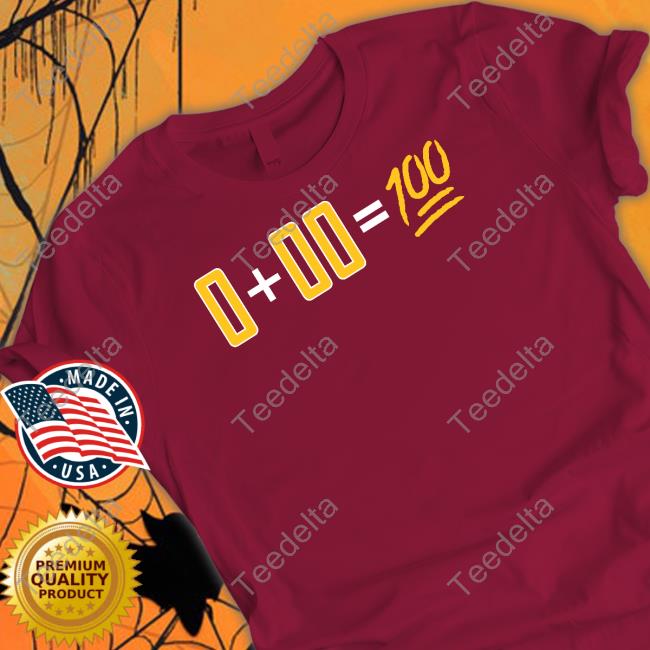 Obvious Shirts Merch 0+00=100 Shirt 0 Plus 00 Equal 100 Tee Tyler Smith