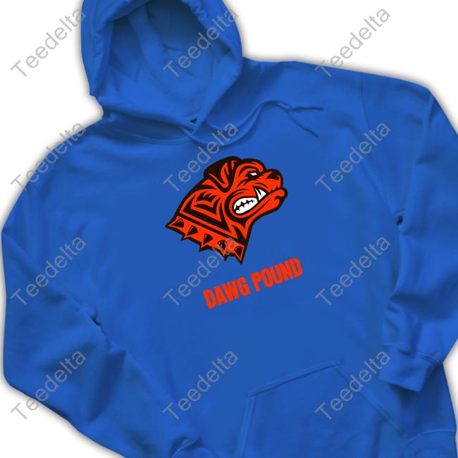 Browns Dawg Pound Logo T-Shirt Nfl_Dovkleiman