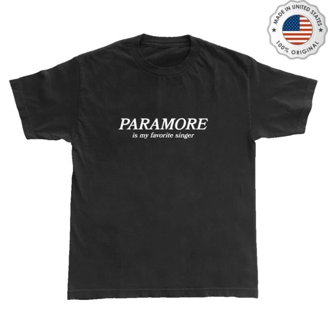 Trending Paramore Merch Store Paramore Is My Favorite Singer T-Shirt I (Black) Long Sleeve Shirt