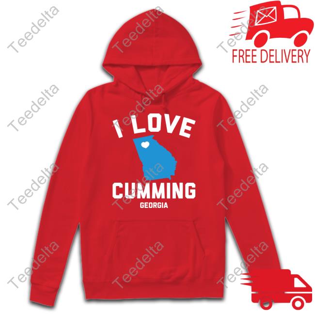 Official I Love Cumming Georgia Shirt