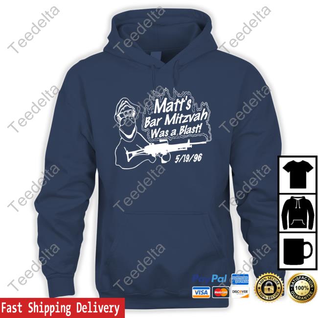 Disturbingshirt Matt's Bar Mitzvah Was A Blast Shirt Matt's Bar Mitzvah Was A Blast Tee Shirt