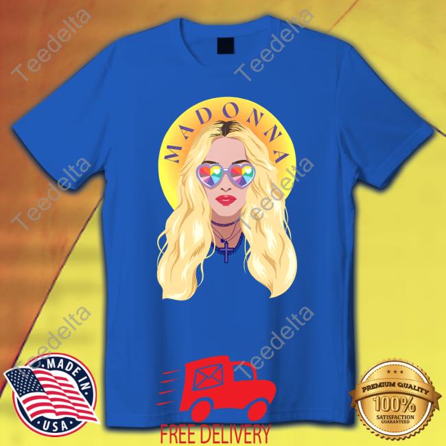 Madonna Merch Pride Heart Eyes Tee Shirt Pride Heart Eyes Tee