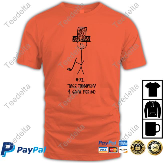 Buffalo Sabres 72 Tage Thompson 4 Goal Period Shirt Buffalo Sabres 72 Tage Thompson 4 Goal Period Shirt