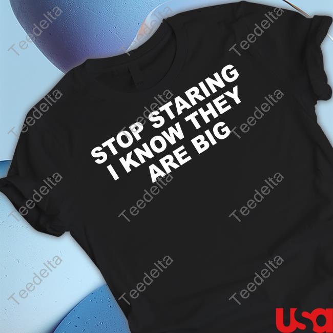 Ellesong Stop Staring I Know They Are Big Sweatshirt