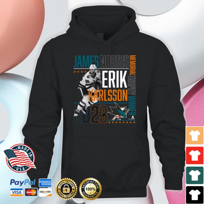 Erik Karlsson San Jose Sharks 2023 Norris Trophy Winner shirt