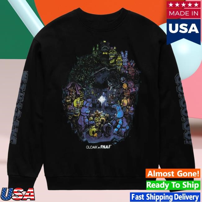 Official Cloak Merch Blk The Night Shift Hoodie