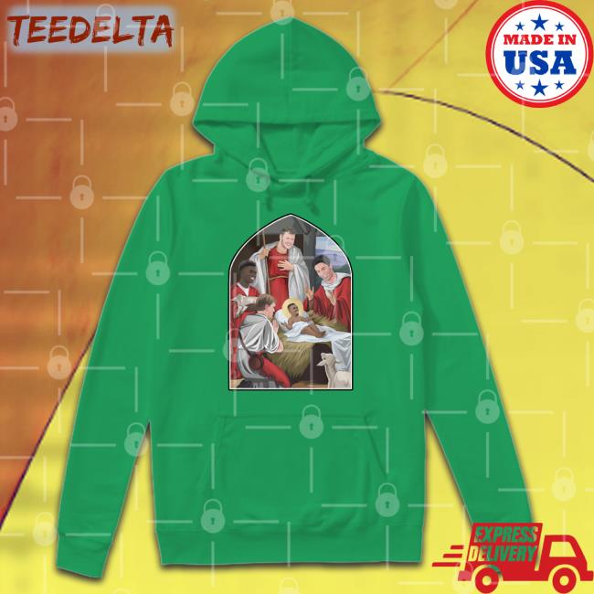 Adults Jesus And Saka Gunners Arsenal Nativity Christmas Jumper Shirt