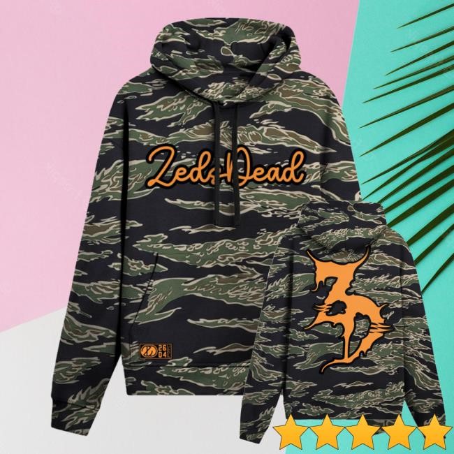 Zeds Dead Eazy Tiger Premium Heavyweight Camo Shirts
