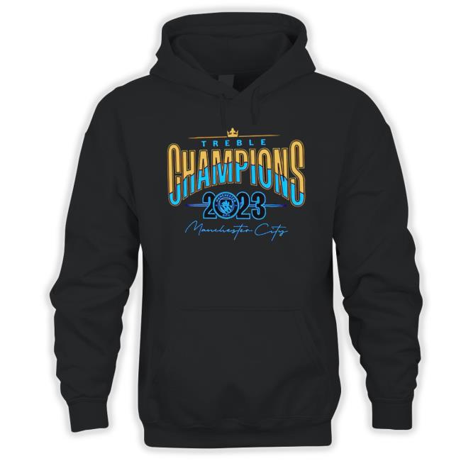 Manchester City 2023 Treble Champions shirt