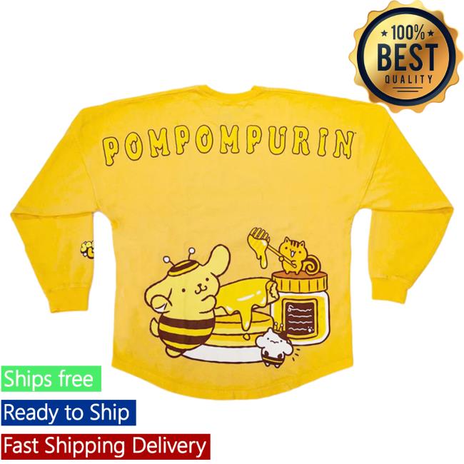 Official Sanrio Apparel Clothing Merch Store Shop Pompompurin Honey Japanla Spirit Hoodie
