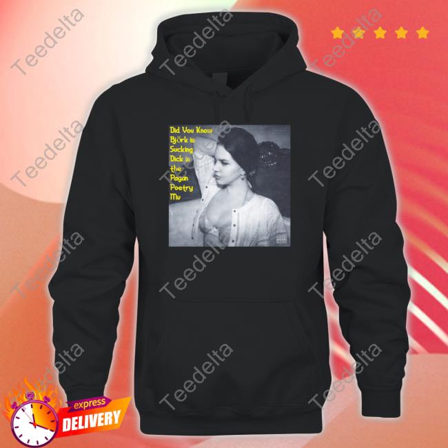 Did You Know Bjork Is Sucking Dick In The Pagan Poetry Mv Hooded Sweatshirt