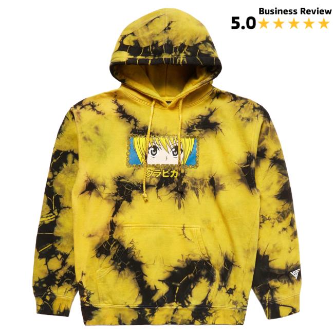 Official Hypland Clothing Merch Store Hypland Hxh Kurapika Eyes Tie Dye Crew neck (Tie Dye)