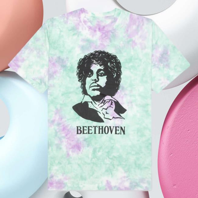 Official Feature Merch Store Shop Real Bad Man Beethoven S/S Tees - Green Tie Dye Feature Apparel Clothing