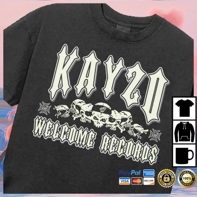 Kayzo Merch Store Kayzo Welcome Records Skulls Sweatshirt