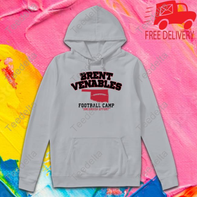 Derrick Blaylock Wearing Brent Venables Football Camp Uncommon Effort Hoodie