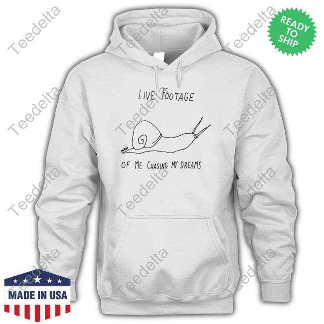 Matt Gray Live Footage Of Me Chasing My Dreams Hooded Sweatshirt