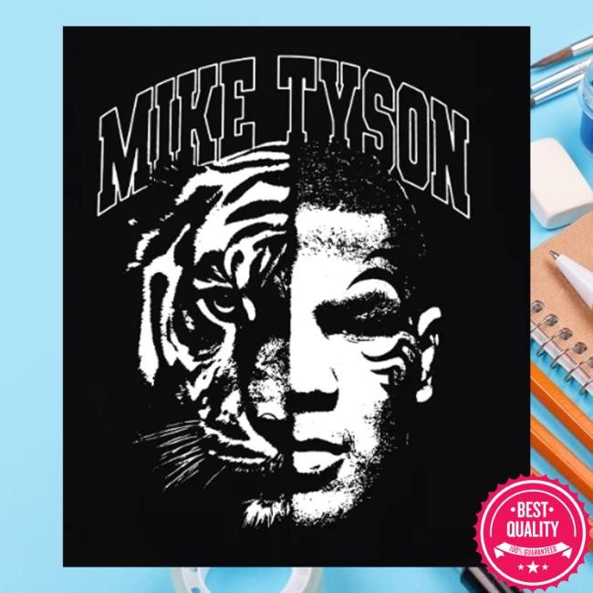 Mike Tyson Merch Tyson Tiger Split t-shirt, hoodie, tank top, sweater and long sleeve t-shirt