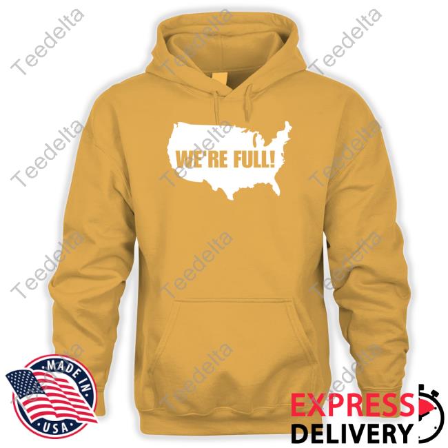 Usa Map We're Full Hooded Sweatshirt Vivek Ramaswamy