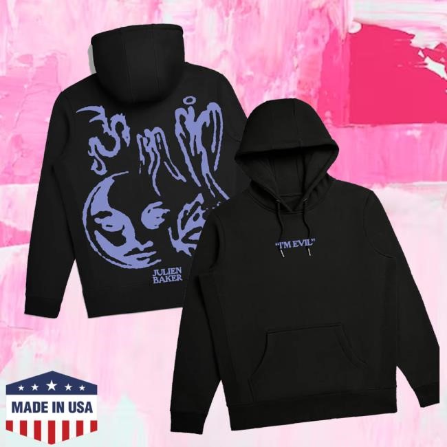 Official Julien Baker Merch Julien Baker I'm Evil Hoodie Sweatshirt