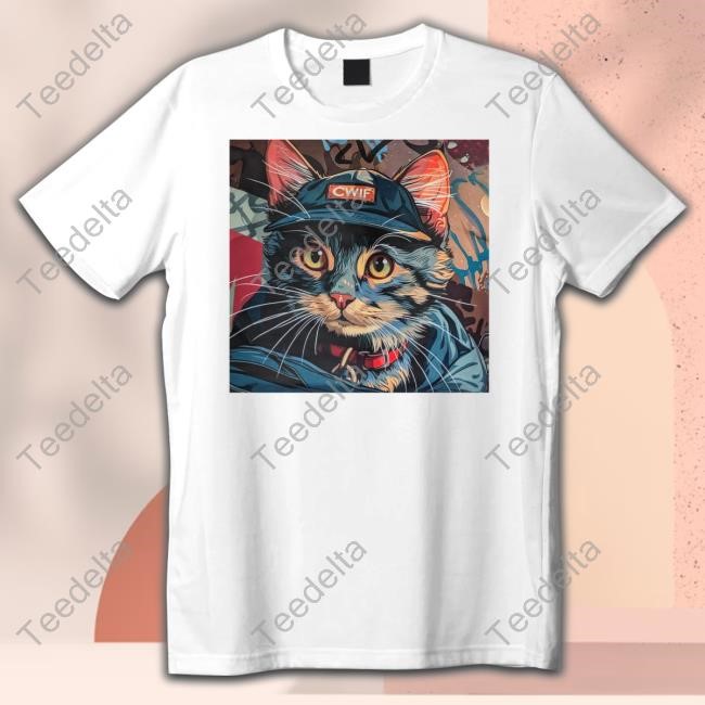 Will Diamond Paws Cat Wear The Cwif Hat Long Sleeved T-Shirt Catwifhat $Cwif