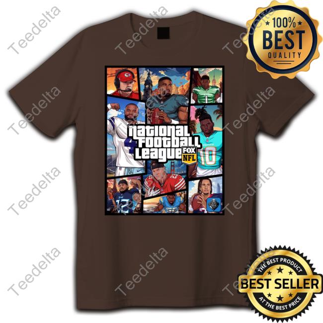 Official Grand Theft Auto Vice City The Nfl Edition Tee Shirt