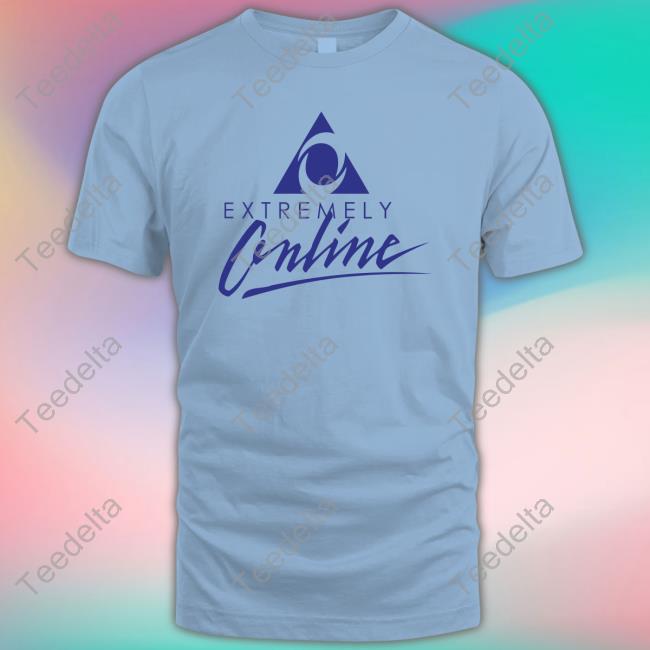 Thegoodshirts Merch Extremely Online Crewneck Sweatshirt