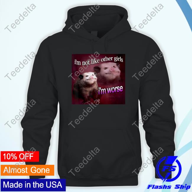 Animal Lover I'm Not Like The Other Girls I'm Worse Hoodie