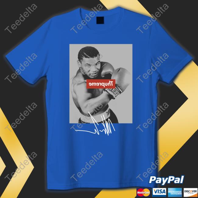 Alycia Baumgardner Thupreme Mike Tyson Tee Shirt Alycia Baumgardner Mike Tyson Thupreme Tee Shirt
