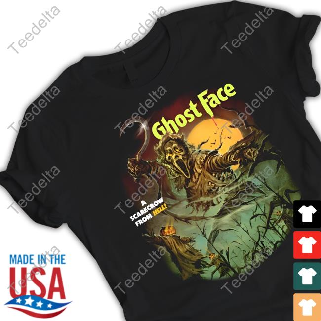 Cavitycolors Merch Glows In The Dark Ghost Face A Scarecrow From Hell New Shirt