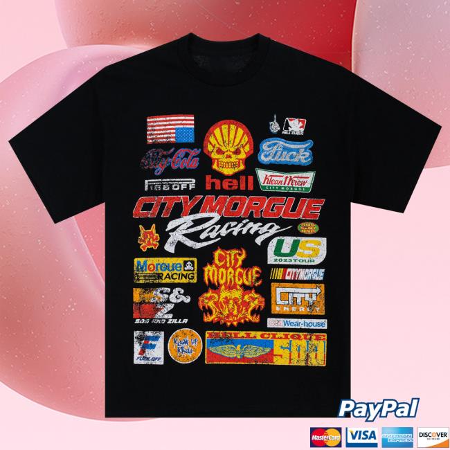 Official City Morgue Merch Store City Morgue Racing Tour Attractive Shirt Black