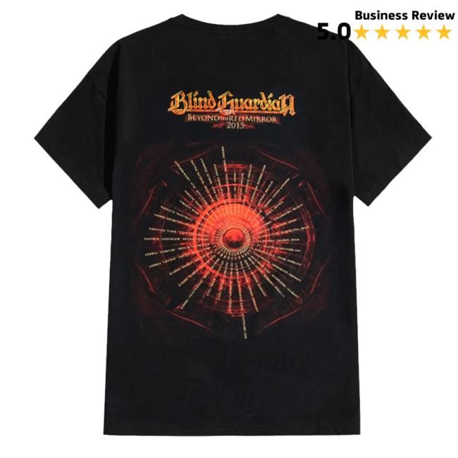 Chapo Trap House Merch Blind Guardian Beyond The Red Mirror Tour 2015 Limited Crewneck Sweatshirt